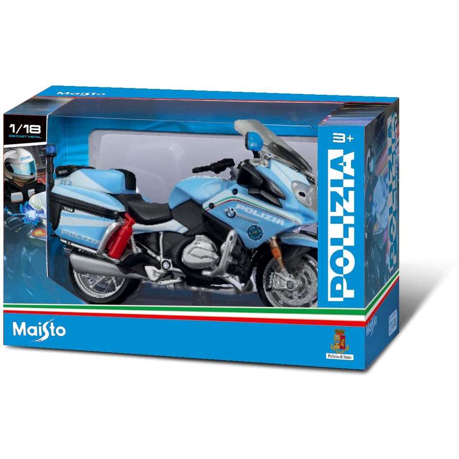 MOTO 1:18 MAISTO BMW POLIZIA