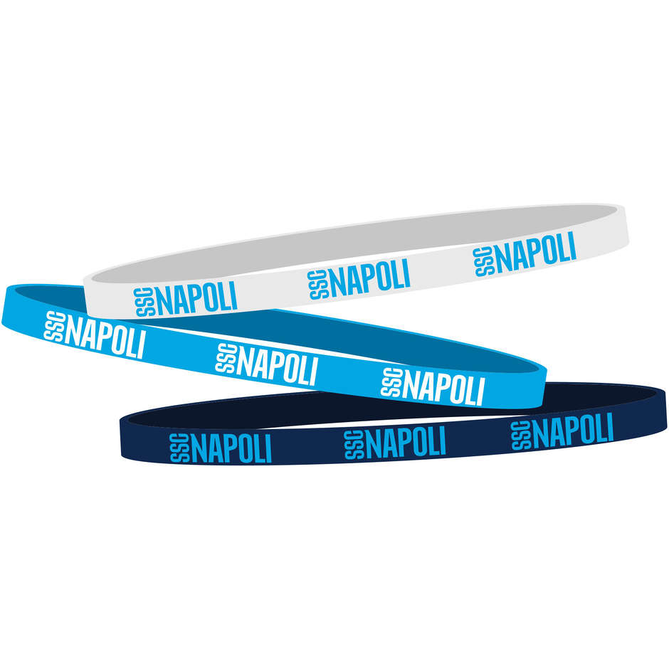 NAPOLI KIT 3 BRACCIALETTI SILICONE NA1255