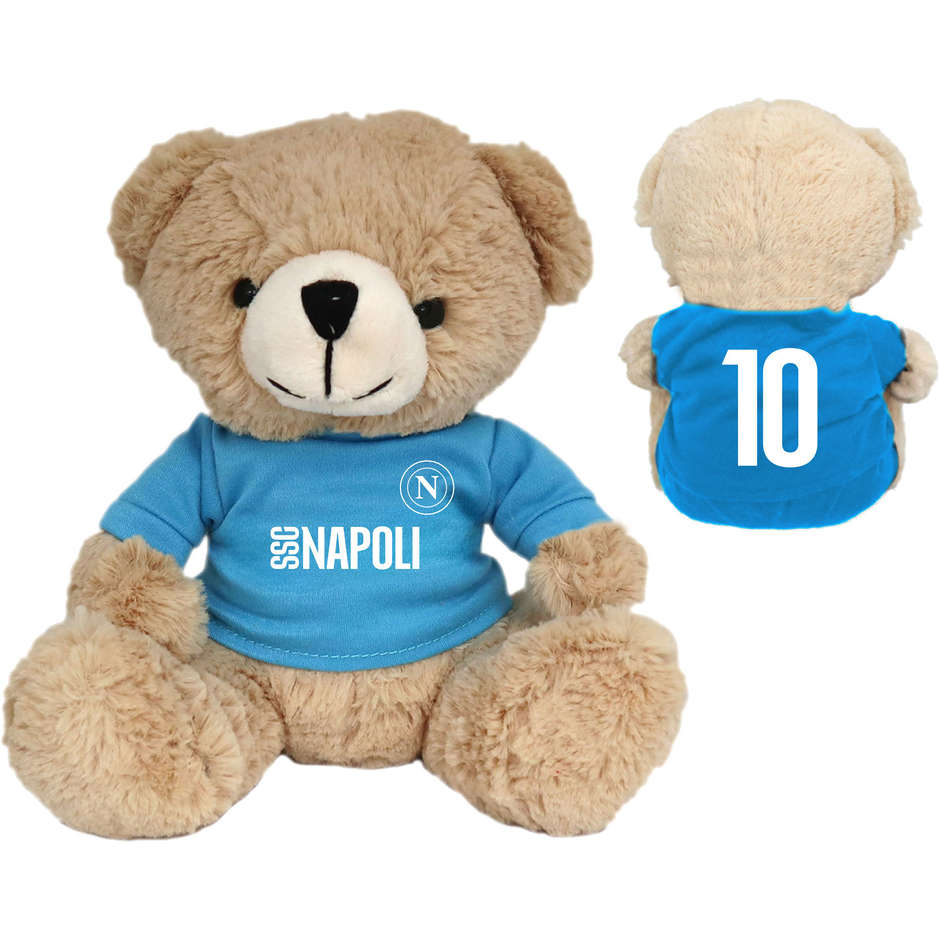 NAPOLI ORSETTO PELUCHE 24CM CON MAGLIA NA1704