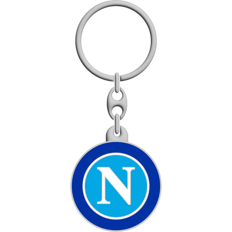 NAPOLI PORTACHIAVI METALLO SMALT.LOGO OLD NA1100