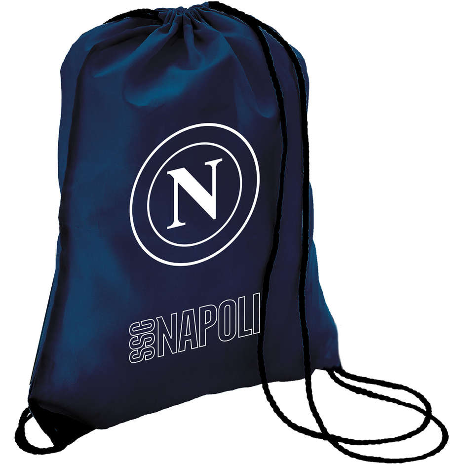NAPOLI SAKKY BAG BLU NAVY CON LOGO SSC