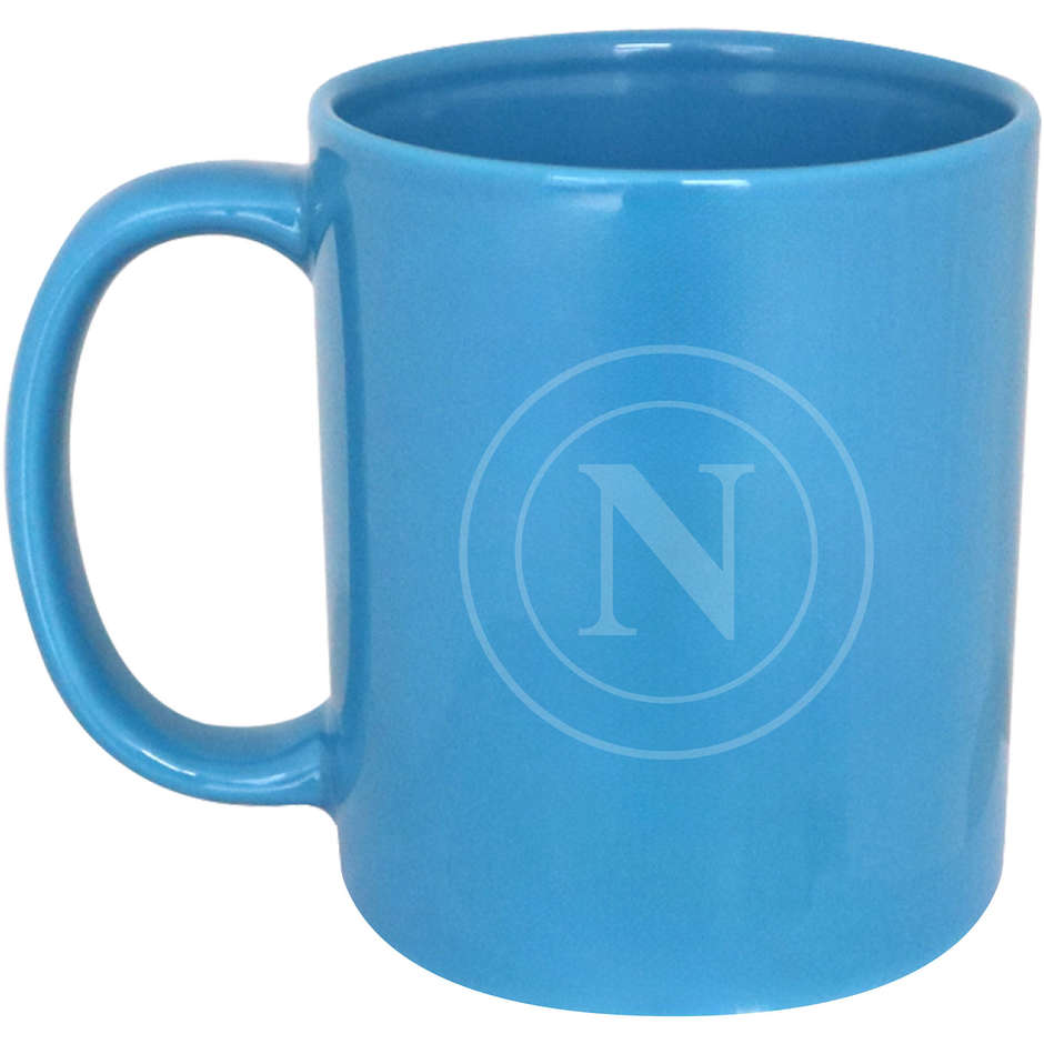 NAPOLI TAZZA ALL LIGHT BLU C/LOGO INCISO NA1310