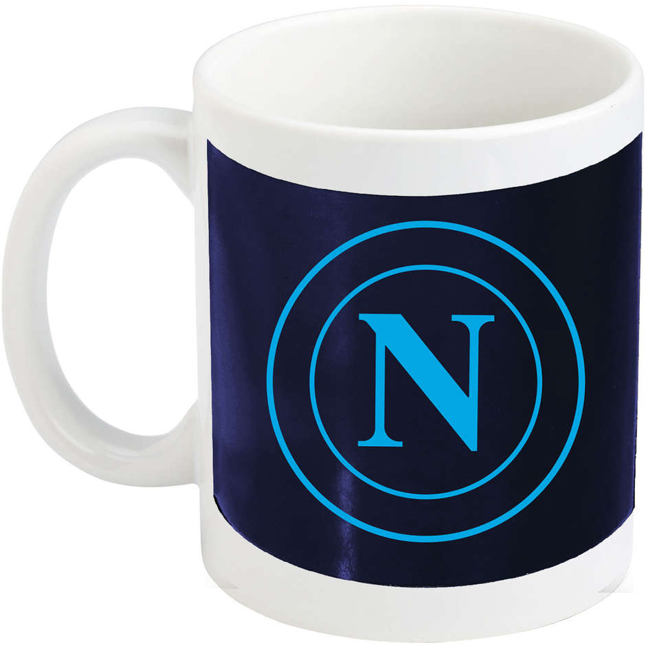 NAPOLI TAZZA CERAMICA INT.BIANCO LOGO CELES.NA1305