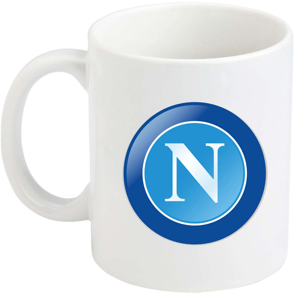NAPOLI TAZZA CERAMICA INT.BIANCO LOGO OLD NA1302