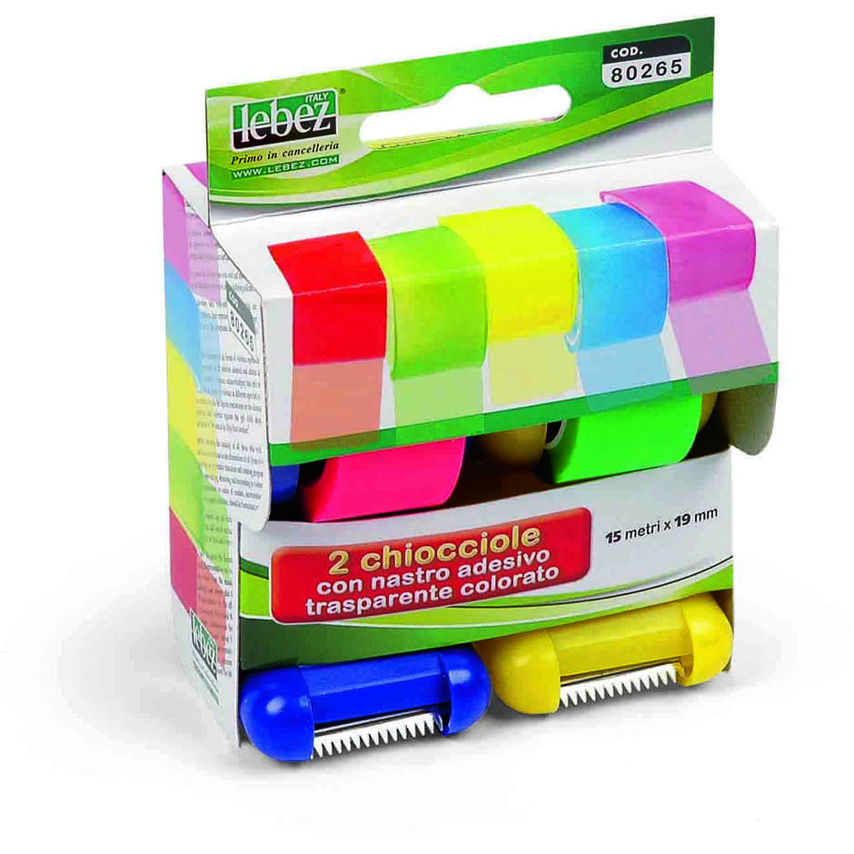 NASTRO ADESIVO 15MTX19MM BLISTER 2PZ