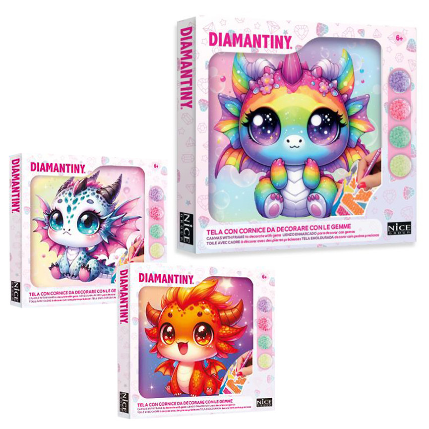 NICE DIAMANTINY KAWAII QUADRETTO ASS. 90050
