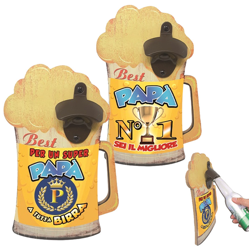 PAPA APRIBOTTIGLIE DA PARETE 9678