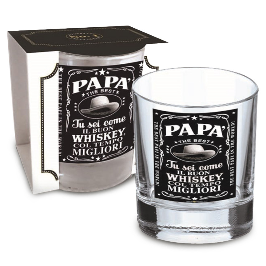PAPA BICCHIERE WHISKEY PAPA THE BEST 3118