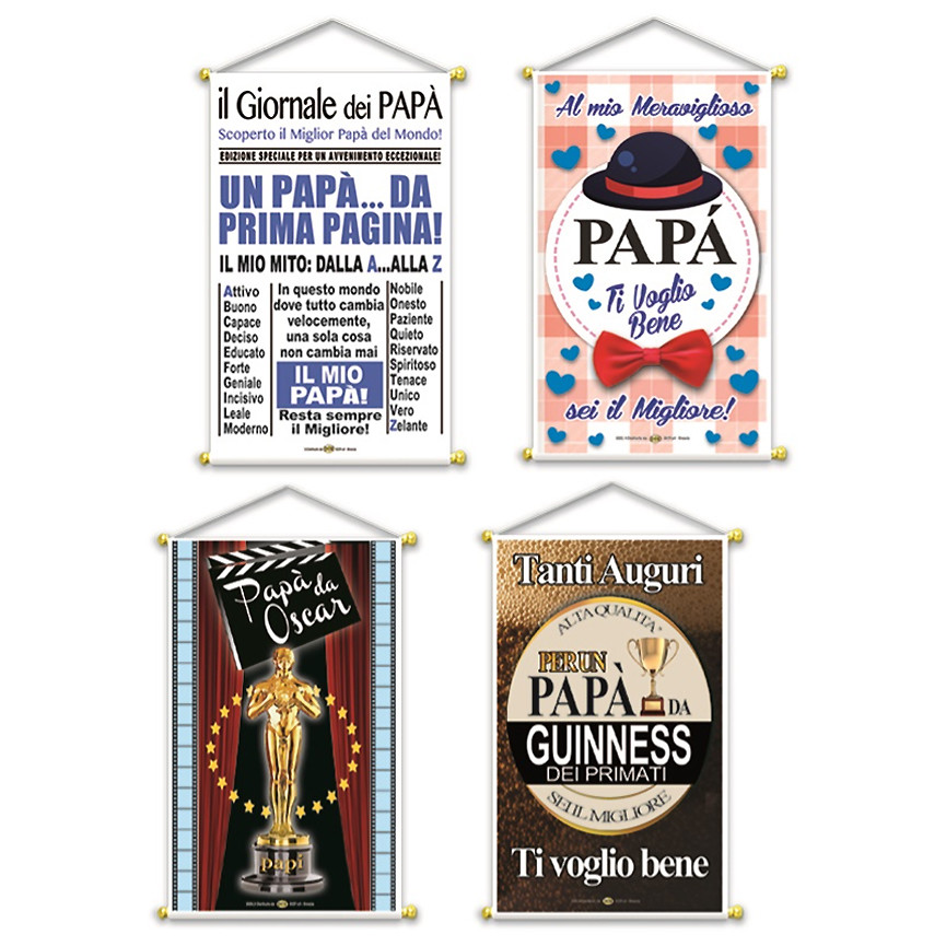 PAPA LOCANDINA 50X30 3083