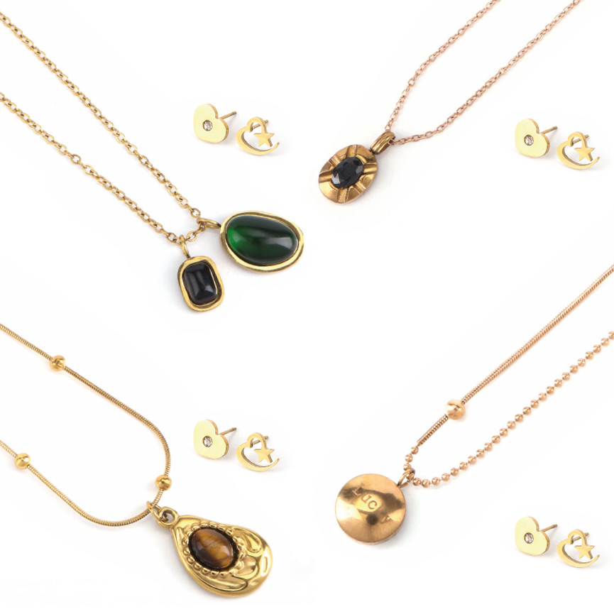 PARURE COLLANA ORECCHINI NAAR3446 COLOR ORO