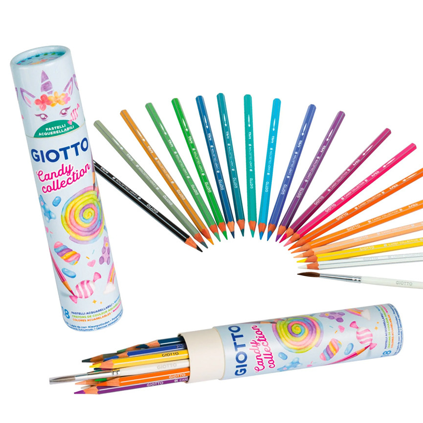 PAST.GIOTTO ACQUARELL CANDY COLL.18PZ F250000
