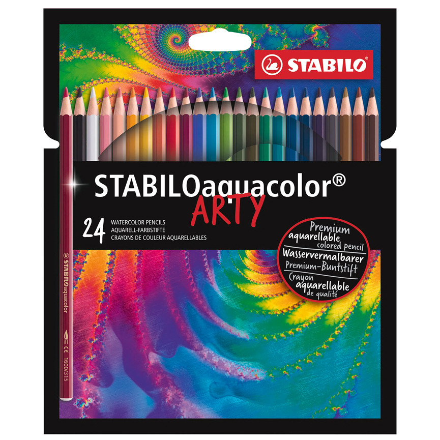PASTELLI ACQUERELLABILI AQUACOLOR SPIAGGIA 24PZ