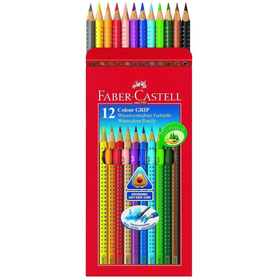 PASTELLI COLOUR GRIP ACQUERELLI 12PZ
