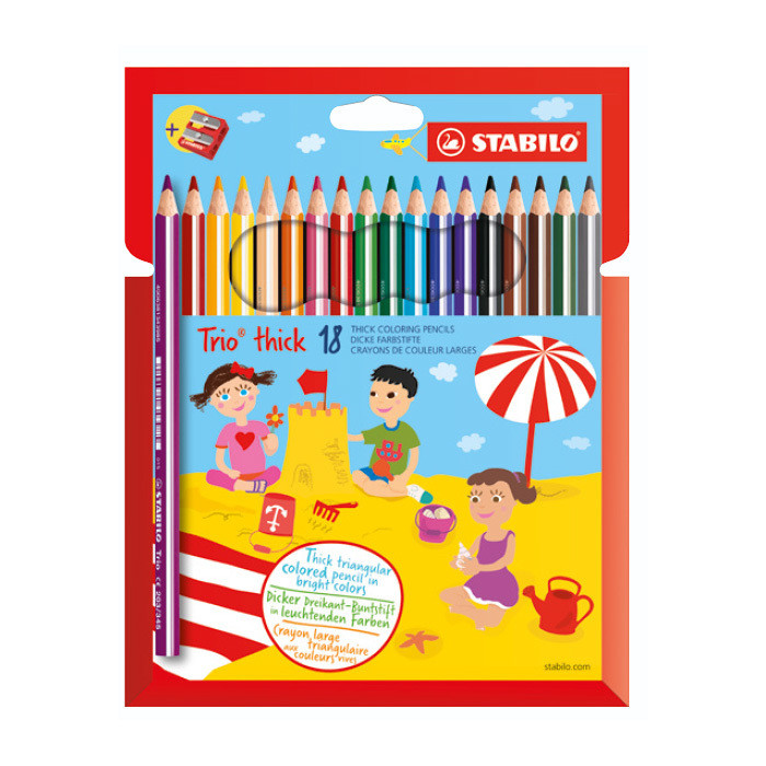 PASTELLI STABILO TRIO THICK 18PZ 203/2-18 MAX TRIA