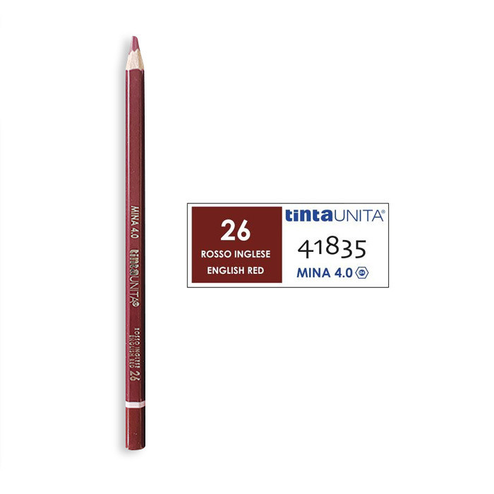 PASTELLI TINTA UNITA 026 ROSSO INGLESE