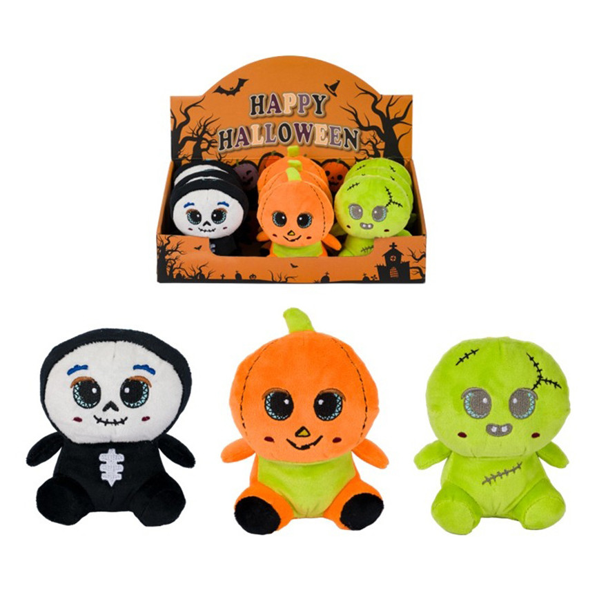 PELUCHE HALLOWEEN 3SOGG.ASS.H14CM 27896