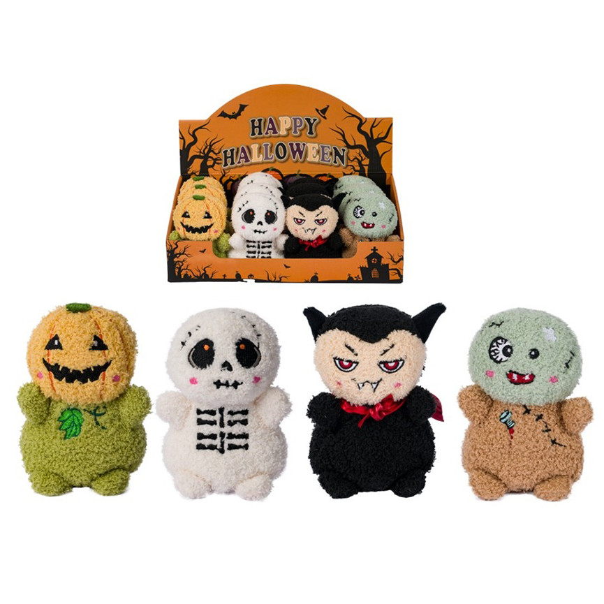 PELUCHE HALLOWEEN 4SOGG.ASS.H14CM 27895