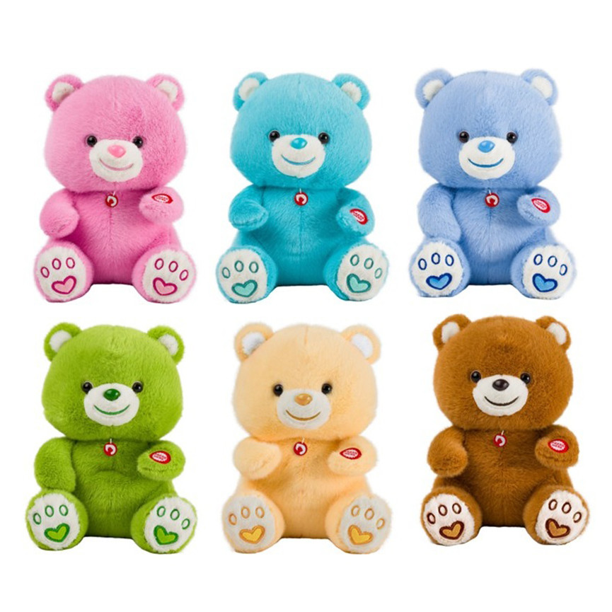 PELUCHE NANNY ORSETTO REGISTRA 60 SECONDI 6 COLORI