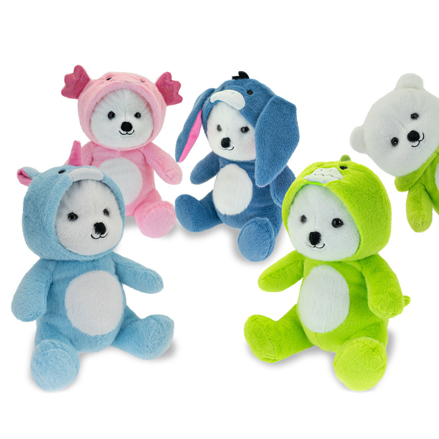 PELUCHE ORSETTI FELPACCHIOTTI 4 COLORI 39529