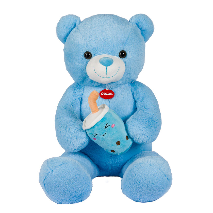PELUCHE ORSO AZZURRO 80CMC/BUBBLE TEA 25145