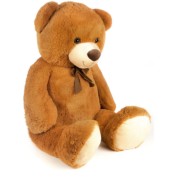 PELUCHE ORSO MARRONE 130 CM C/FIOCCO 23968