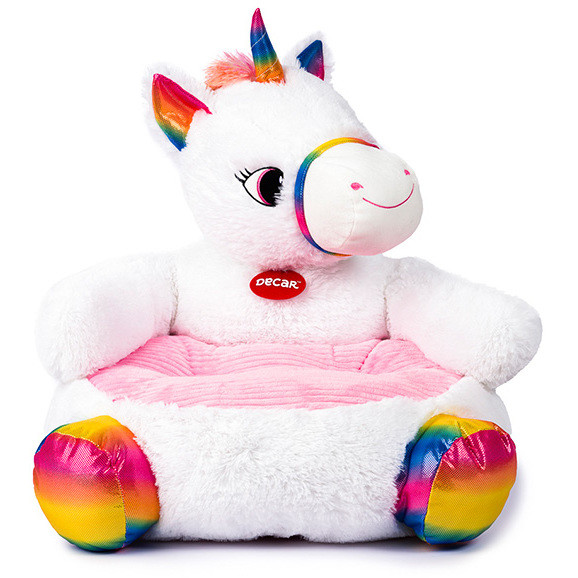 PELUCHE POLTRONA UNICORNO 50X50XH50 26892