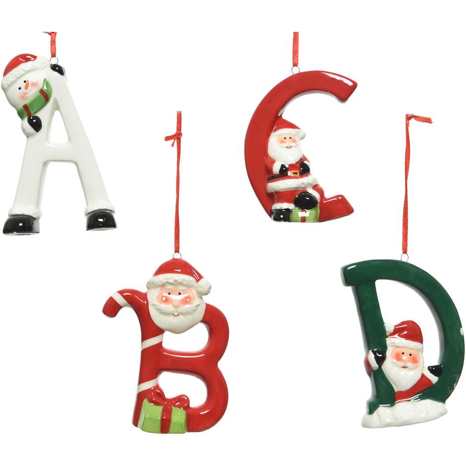 PENDENTE LETTERE ALFABETO ASS.15CM 634033