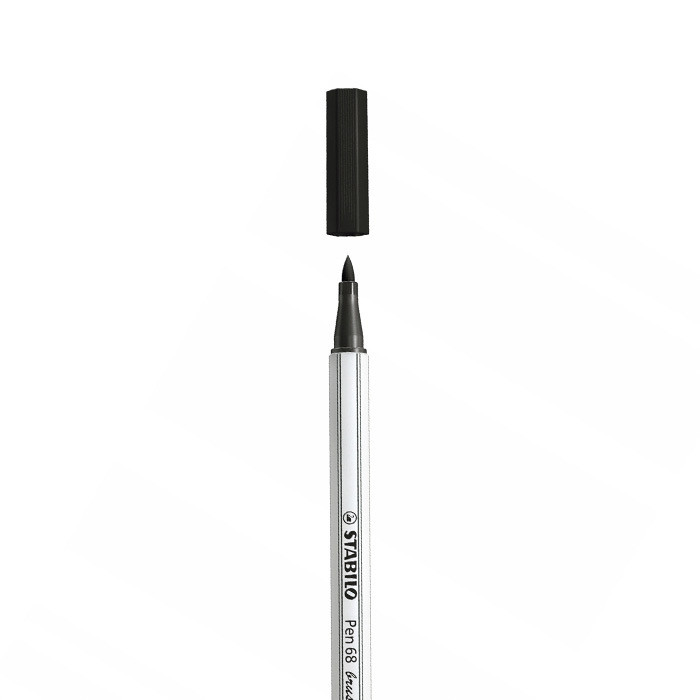 PENN.568 STABILO BRUSH   46 NERO