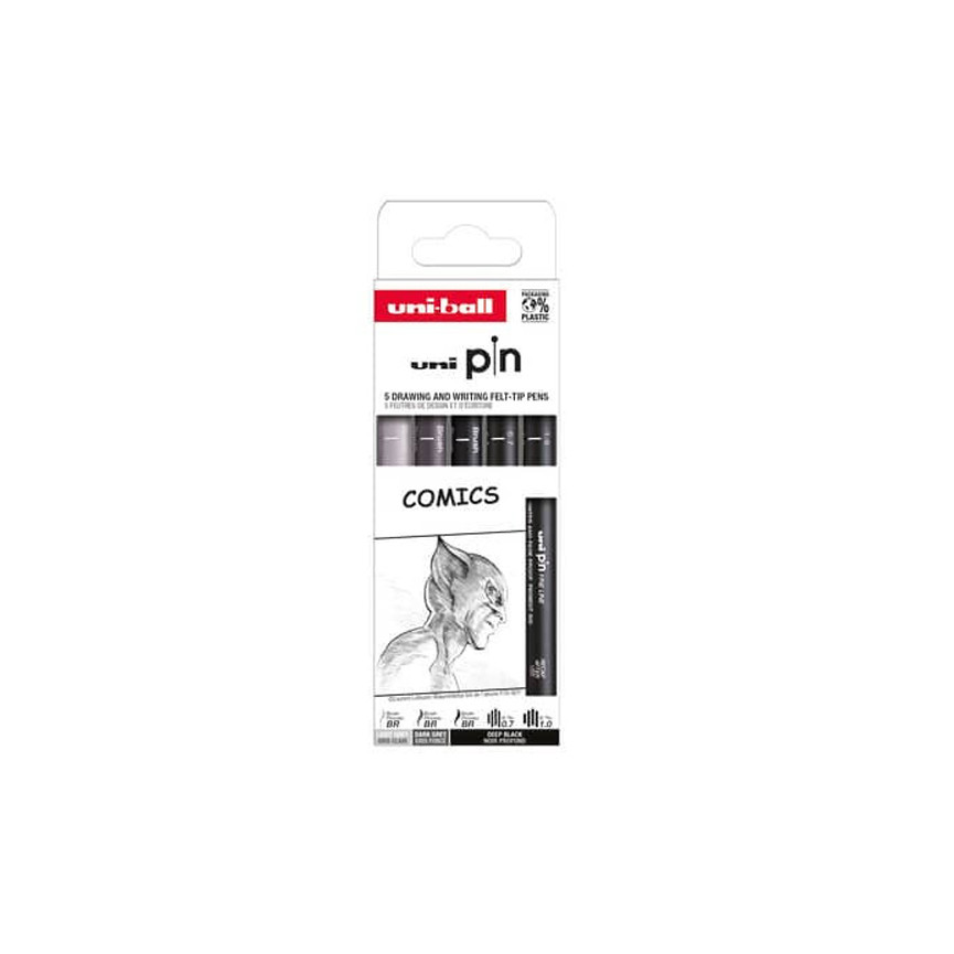 PENN.FINELINER PIN COMICS 5PZ ASS. MPINASP019