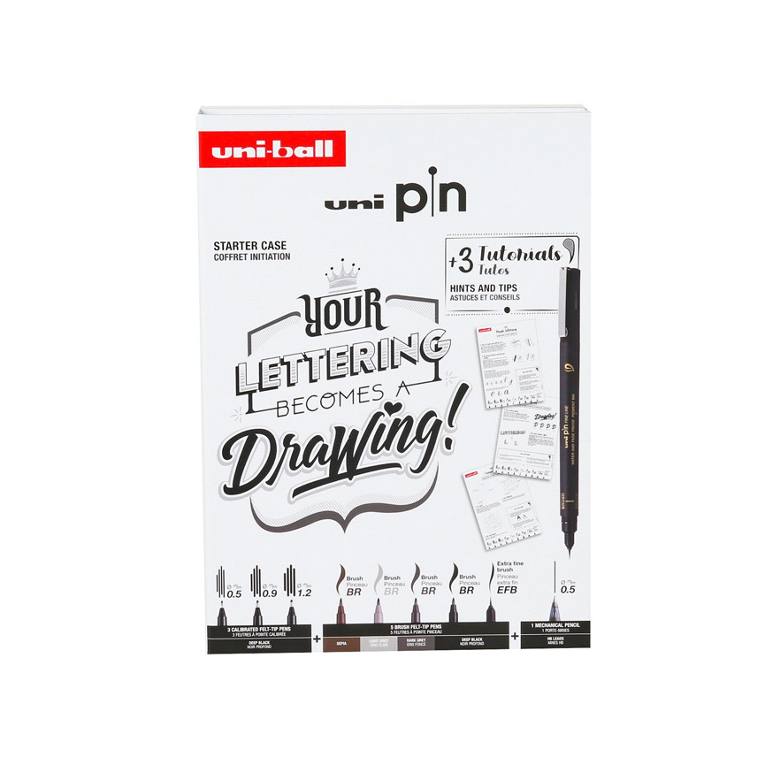 PENN.FINELINER PIN STARTER KIT LETTERING MPIN8P2