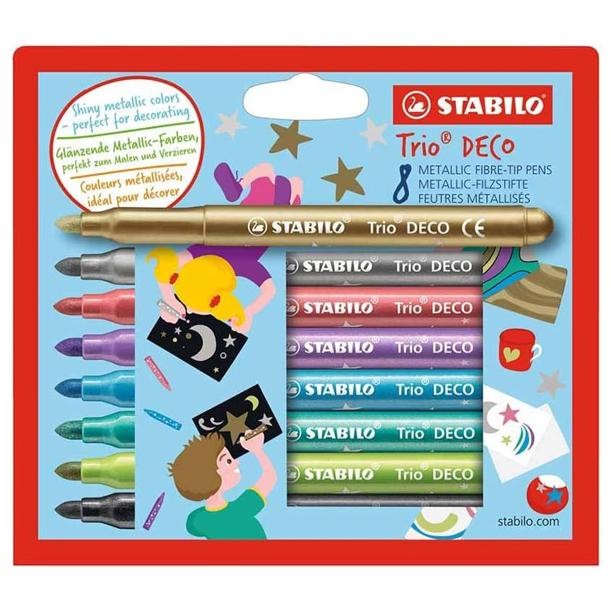 PENNARELLI 377/8 TRIO DECO METAL ERGON.8PZ