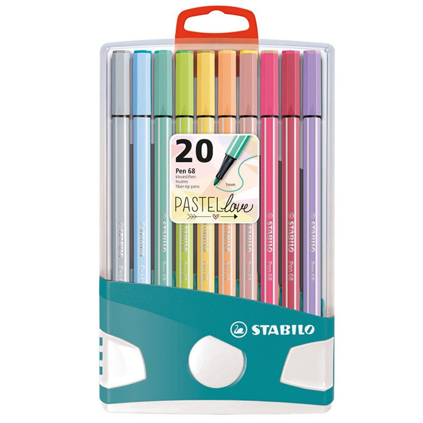 PENNARELLI 68 COLORI PASTELLO 20PZ BE6820-0311