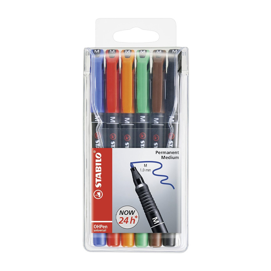 PENNARELLI 843/6 OHPEN MEDIO 6PZ