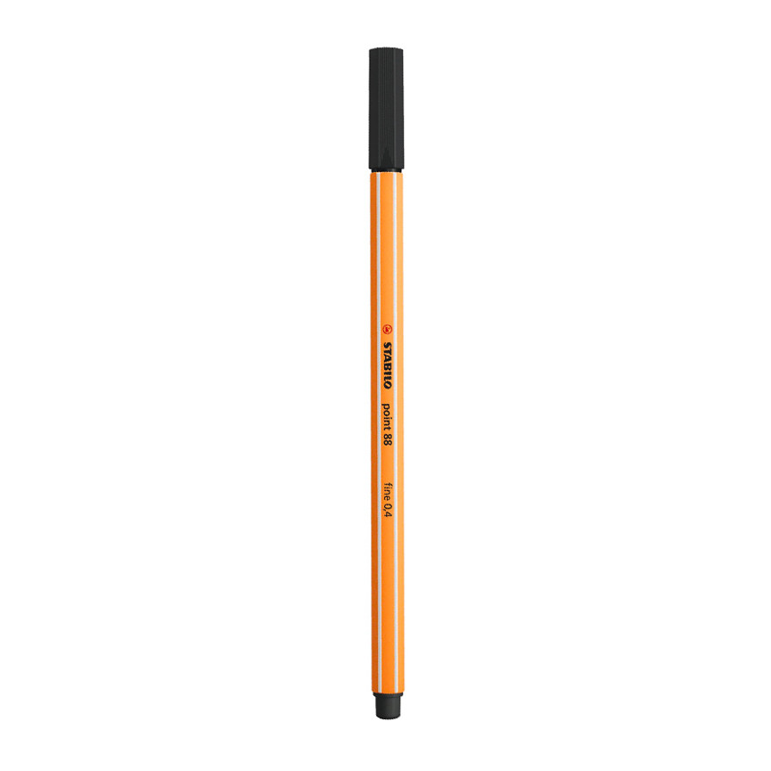 PENNARELLI 88 STABILO POINT CANC.46 NERO ES