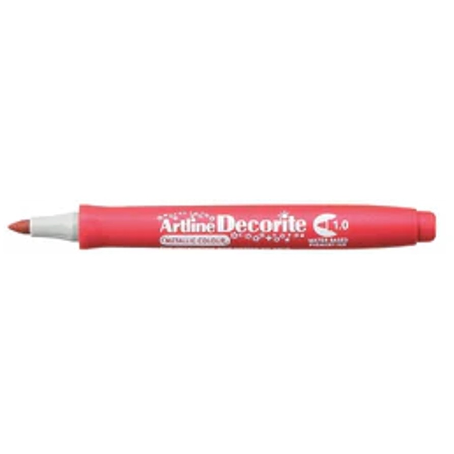 PENNARELLI ARTLINE DECORITE PUNTA TONDA ROSSO META