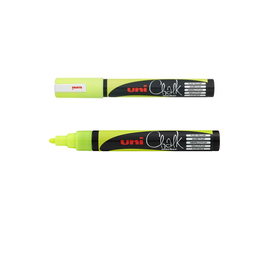 PENNARELLI CHALK MEDIO GIALLO FLUO