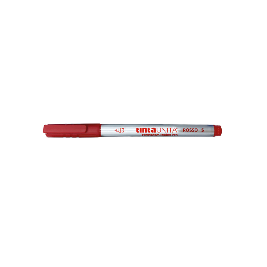 PENNARELLI PERMANENT MARKER PUNTA S 0.4 ROSSO