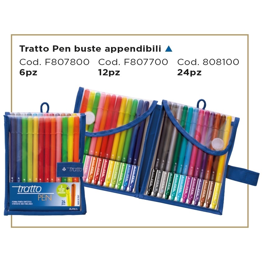 BUSTA 24 PENNARELLI TRATTO PEN