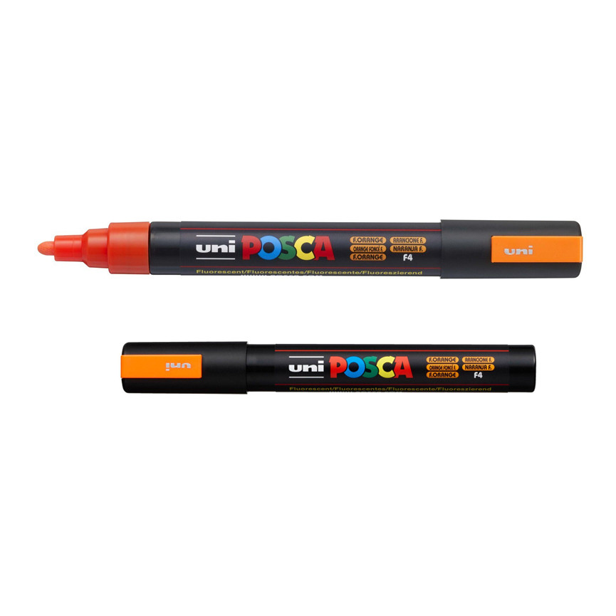 PENNARELLI UNI POSCA M-PC5M F4 ARANCIONE FLUO