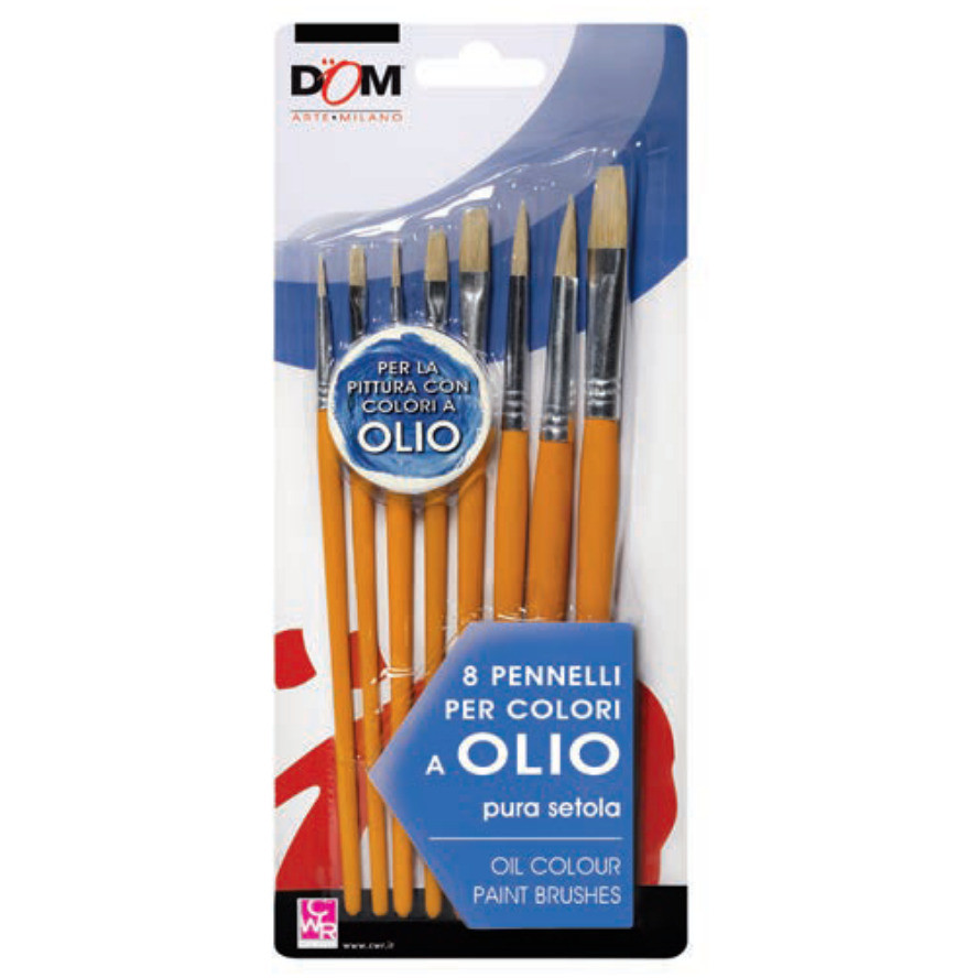 PENNELLI SET 8PZ NATUR. X OLIO 11650