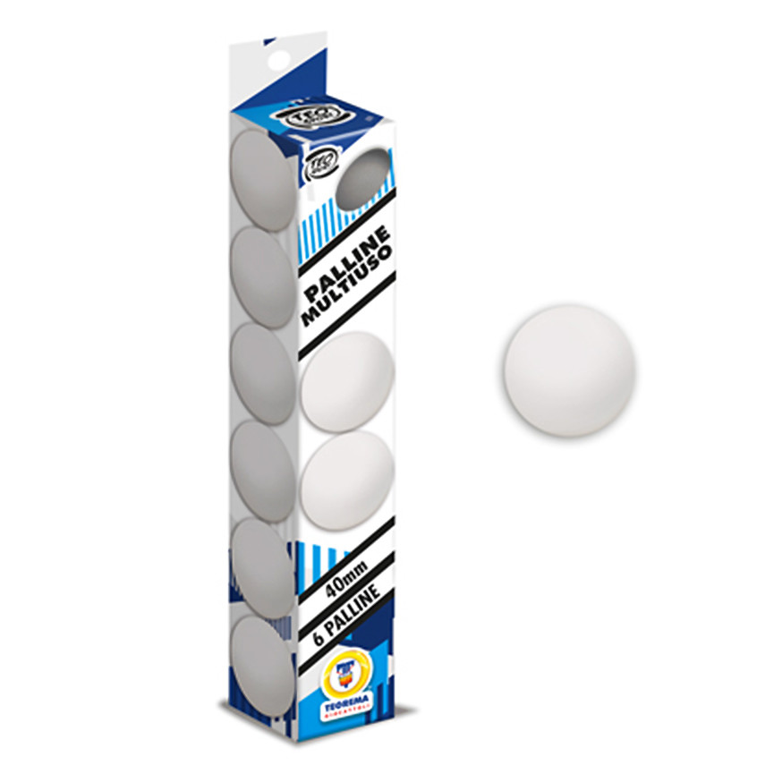 PING PONG PALLINE BIANCHE 40MM 51153