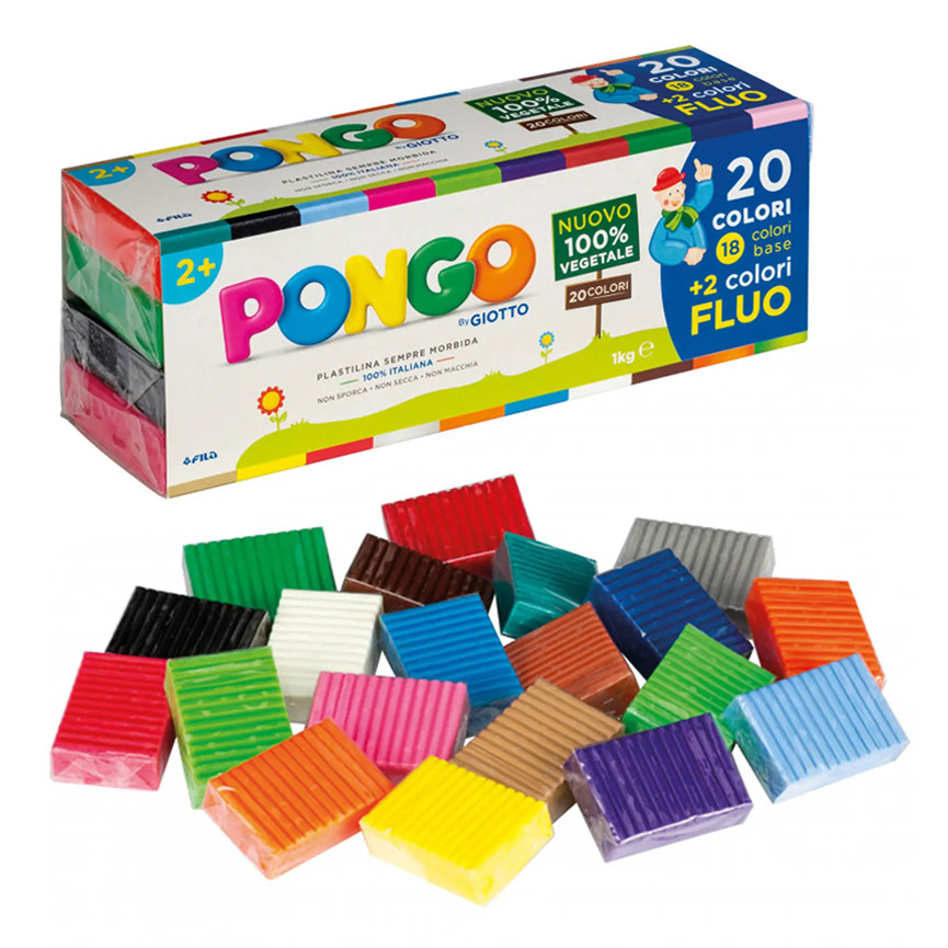 PONGO PANETTO 1000G COL. BASE+FLUO 20X50G F601000