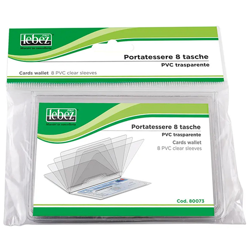 PORTA CARD 80073 8SC.TRASPARENTE