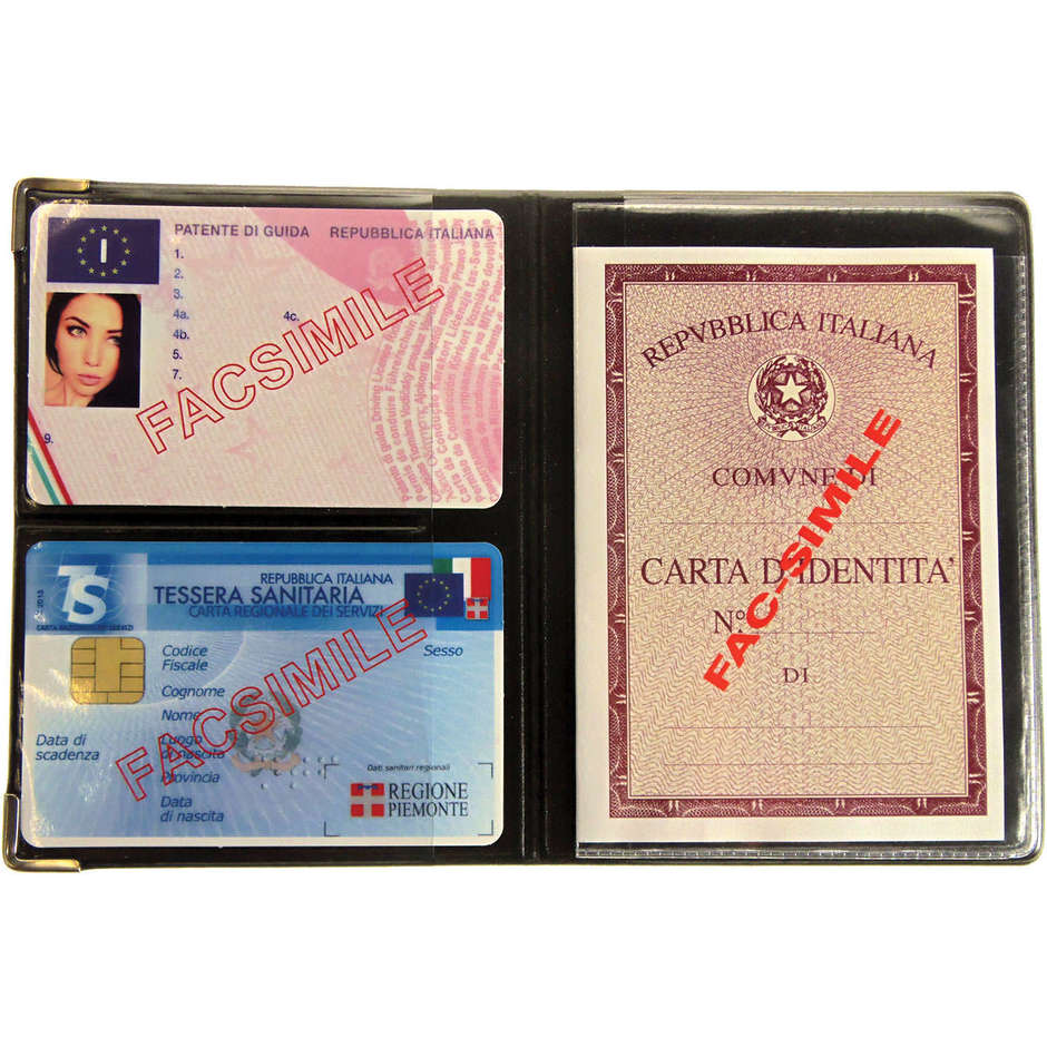 PORTA DOCUMENTI BASIC SPECIAL 2 CARD+C.IDENT. 100