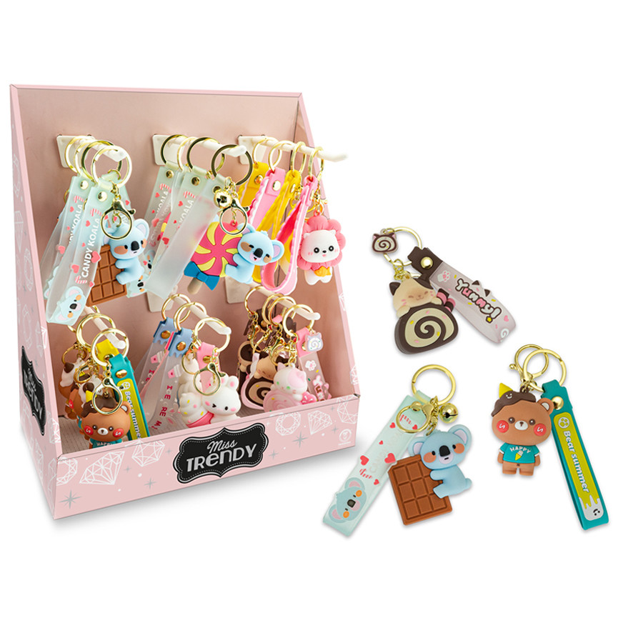 PORTACHIAVI KAWAII 12MDL C/ESPOSITORE 52599