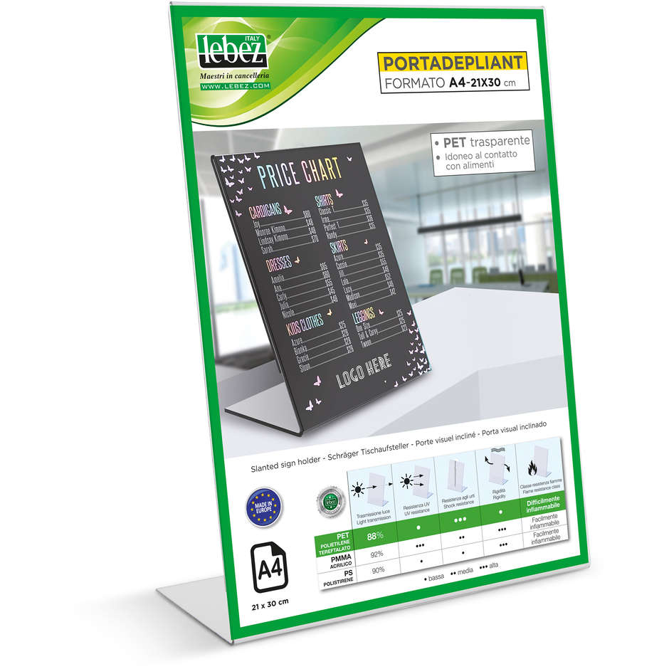 PORTADEPLIANTS 80984 PET 21X30