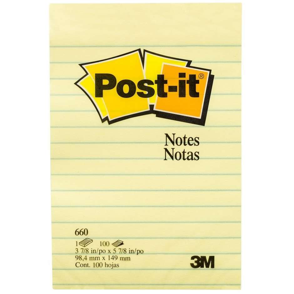 POST-IT 660 102X152 GIAL.70208 RIGH