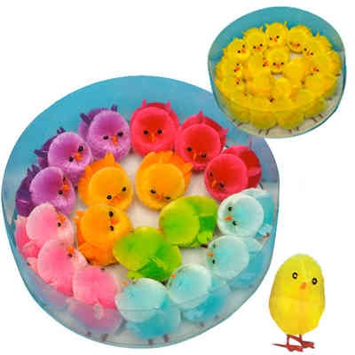 Coperta di peluche Pulcini con fiori insettini e uovo di Pasqua