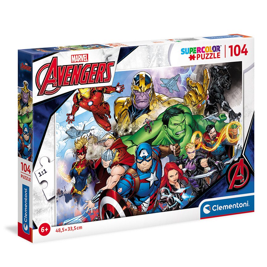 PUZZLE CLEM 104PZ SUPER MARVEL AVERNGERS 25718
