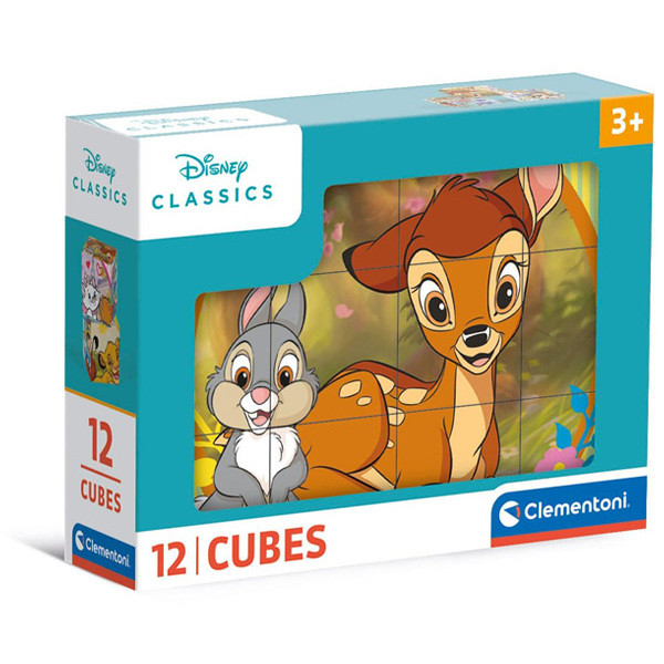 PUZZLE CUBI 12PZ DISNEY CLASSIC 41196